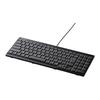 BUFFALO USB Wired Slim Keyboard, Black, BSKBU14BK