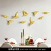 Миниатюрные фигурки в виде белых птиц, настенные наклейки, 3D-наклейки в виде птиц, декор для сада, гостиной, детской комнаты, фигурка