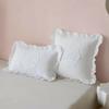 Washed Material Pillow Cover French Lace Bedroom Pillow Shell Comfortable Cushion Cover