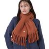 Шарф-снуд PAUL & JOE ACCESSOIRES Volume Scarf, Смесь шерсти, Однотонный, 52168, Терракотовый