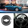 Наклейки на руль для Mini Cooper Аксессуары R55 R56 R Series 3D Carbon Fibre Car Interior