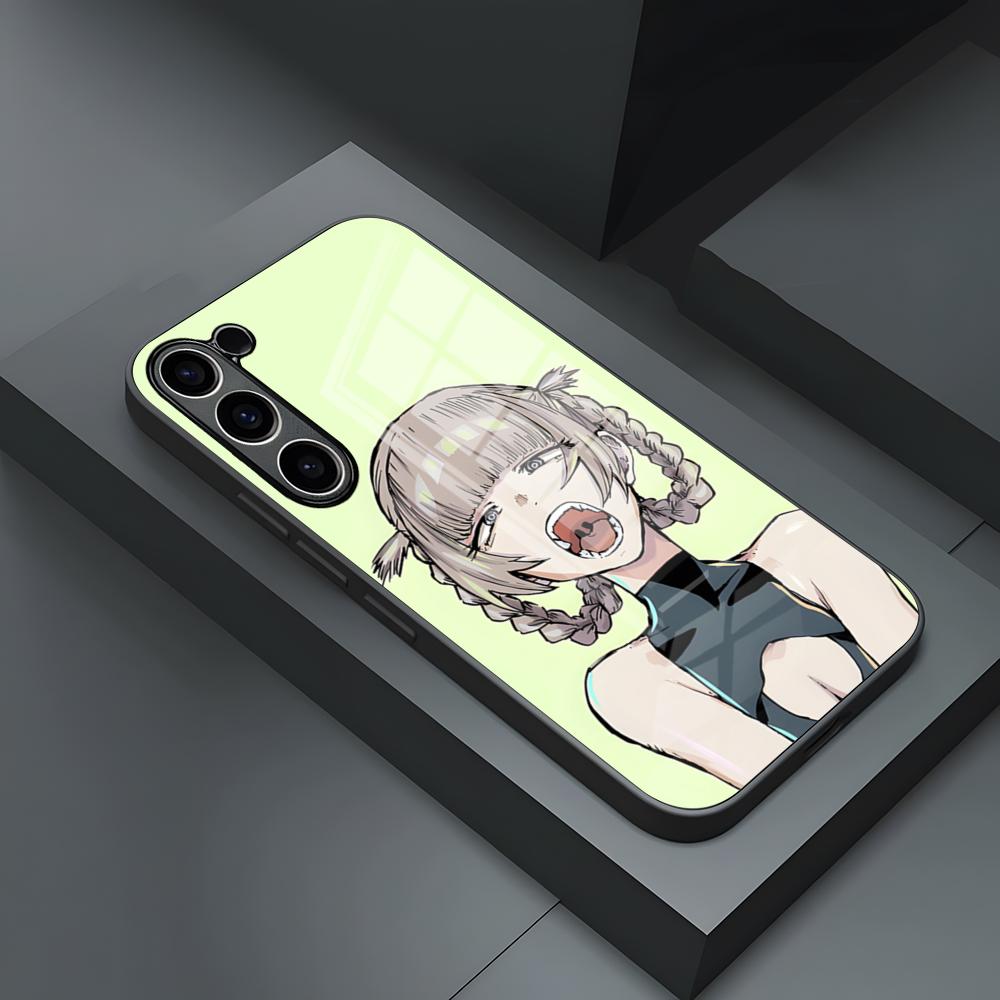 Чехол для телефона Call Of The Night Нанакуса Назуна для S25 Ultra Samsung S23 S24 Fe S22 S20 S21 Plus A54 A34 A53 A16 Стеклянная крышка