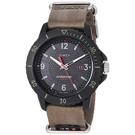 Мужские часы Timex Expedition Gallatin с солнечной батареей Зеленый Черный