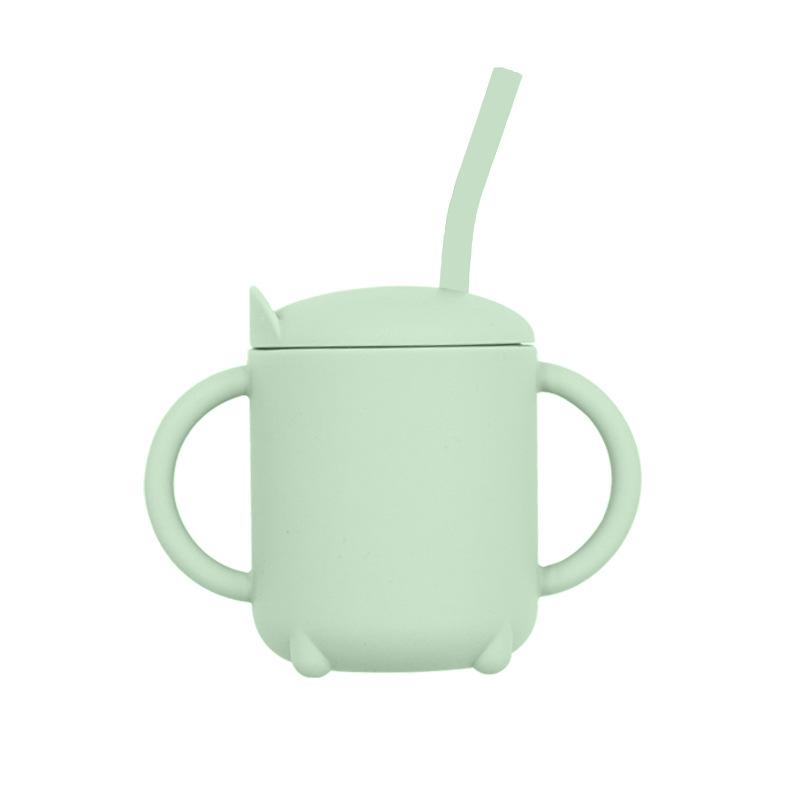 "Full Silicone Baby Meal Tray Set with Suction Cup - Divided Tableware for Children's Meals"