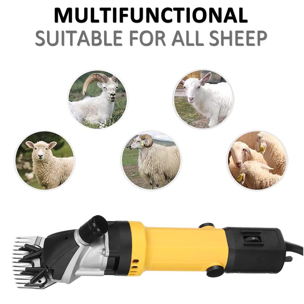 3000W 6 Gears Speed Electric Sheep Goat Shearing Machine 220V Trimmer Tool Wool Scissor Cut Machine With Box