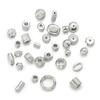 50 шт./лот CCB Бусины-разделители Шармы Античный серебряный цвет Бусины-разделители Шармы Подвески Для DIY Браслетов Изготовления Бижутерии Аксессуары