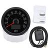 85MM GPS Speedometer 0-200KMH With GPS Antenna 7 Colors Backlight Digital LED Odometer Gauge for 12V24V Car Boat Marine