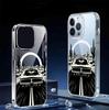 Прозрачный чехол с полной защитой и магнитом для iPhone 15/16/17 Pro Max
