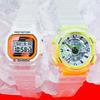 Casio Мужские часы G-SHOCK GA-110LS-7A, цифровые, кварцевые, ударопрочные, водонепроницаемые 200 м, из смолы