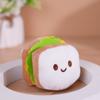 Hamburger Cute Bag Pendant French Fries Car Key Ring Kawaii Stuffed Toys Key Chain  Decoration