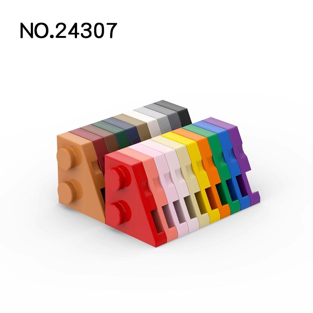 100 шт. Строительные кубики 24307 Клин-пластина 2x2 Правая Коллекции Набор для сборки Модульный GBC Игрушка за Высокотехнологичный Набор MOC