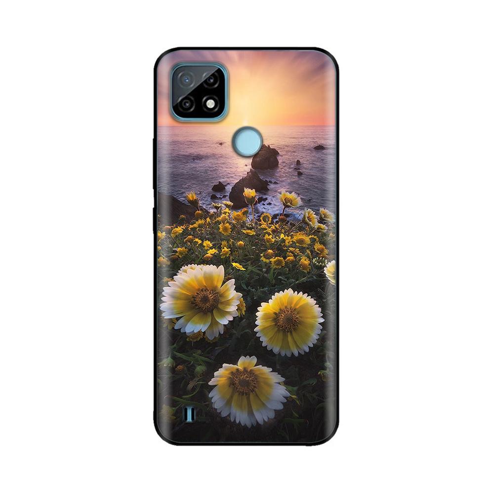 Чехол для Realme C21 Силиконовый Мягкий Милый Мультяшный Расписной Чехол для Телефона для Realme C21 C21Y C25 C25s Чехлы RealmeC25 C 21 Fundas Capa