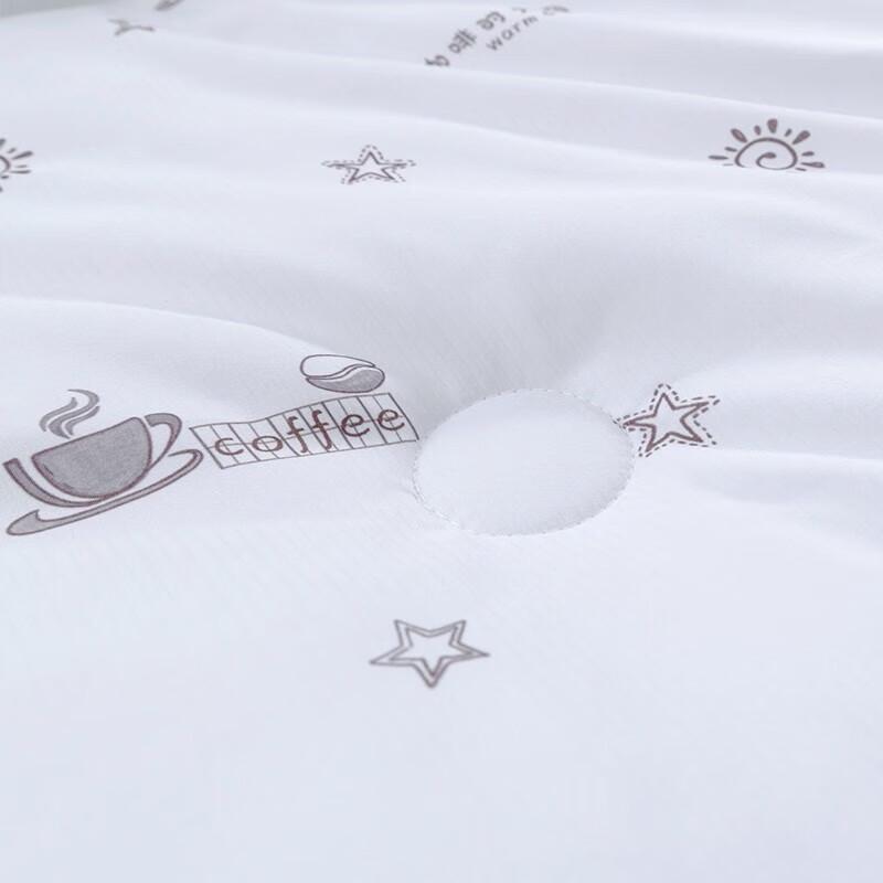 Coconut Latte Jacquard Spring/Autumn Fiber Quilt