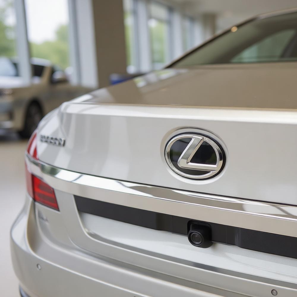 1Pc 120mm Car Styling Emblem Front Grille Logo For Lexus F SPORT Plug-in Hybrid ES UX 300e GS GX IS LS LX CT LBX NX RX 350h 450h