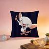 Fashion PPinky and the Brainful Cushion Cover Premium SkinFriendly Pillow Case MultiPurpose for Home Office Travel