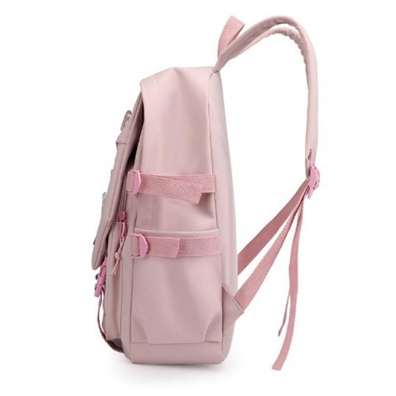 Kids Cartoon Backpack School Travel Large Capacity 20-35L Oxford Fabric Unisex Student Bag With Curved Shoulder Straps