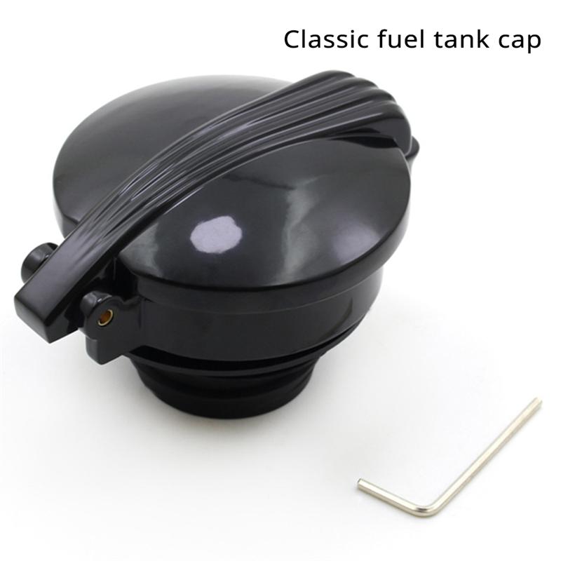 NEW-Motorcycle Fuel Tank Cap Oil Cap Classic Retro Keyless Open For  Sportster XL883 XL1200 DYNA Motorcycle Oil Cap