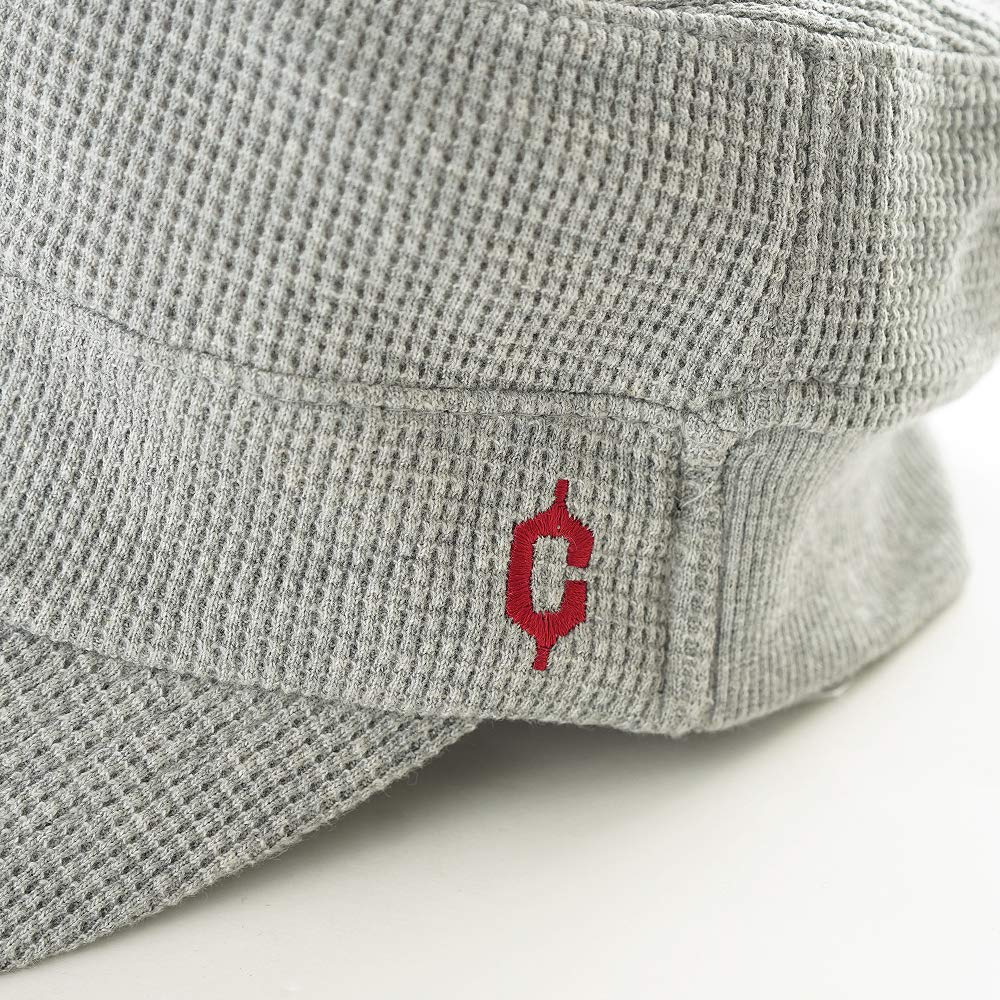 [Cle] Потовая шапка из вафельного рубчика, Большой размер, Мужская, Женская, XL, Серая