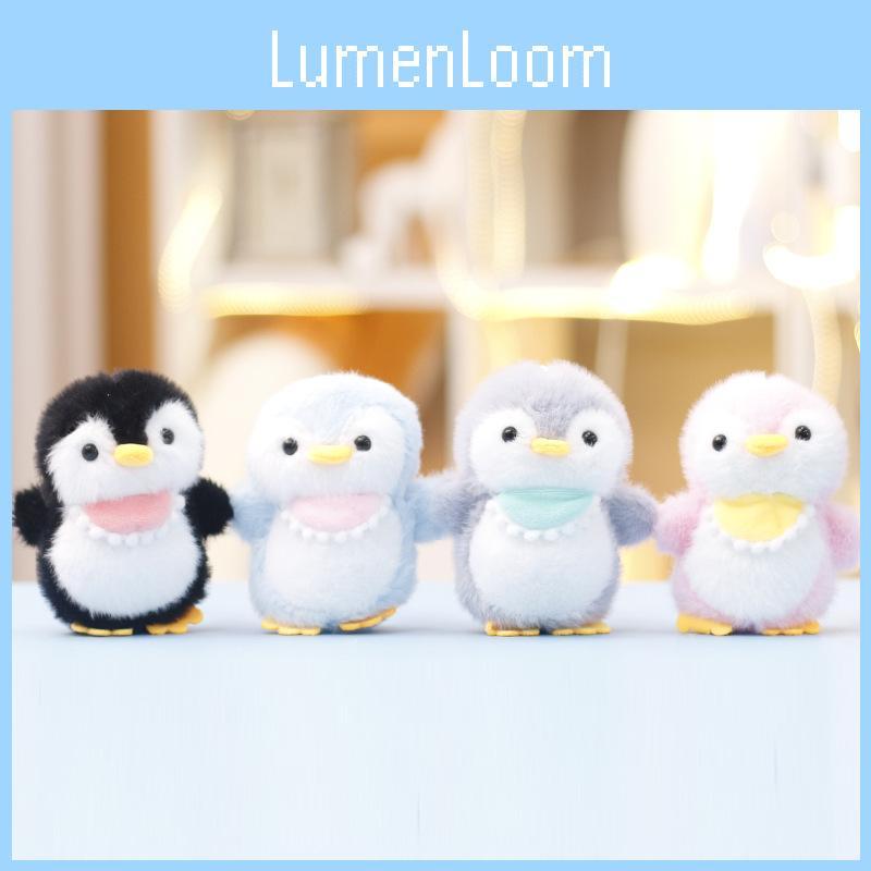Penguin Figurine Bellyband Bag Animal Ornament Keychain Plush Gift Pp Cotton