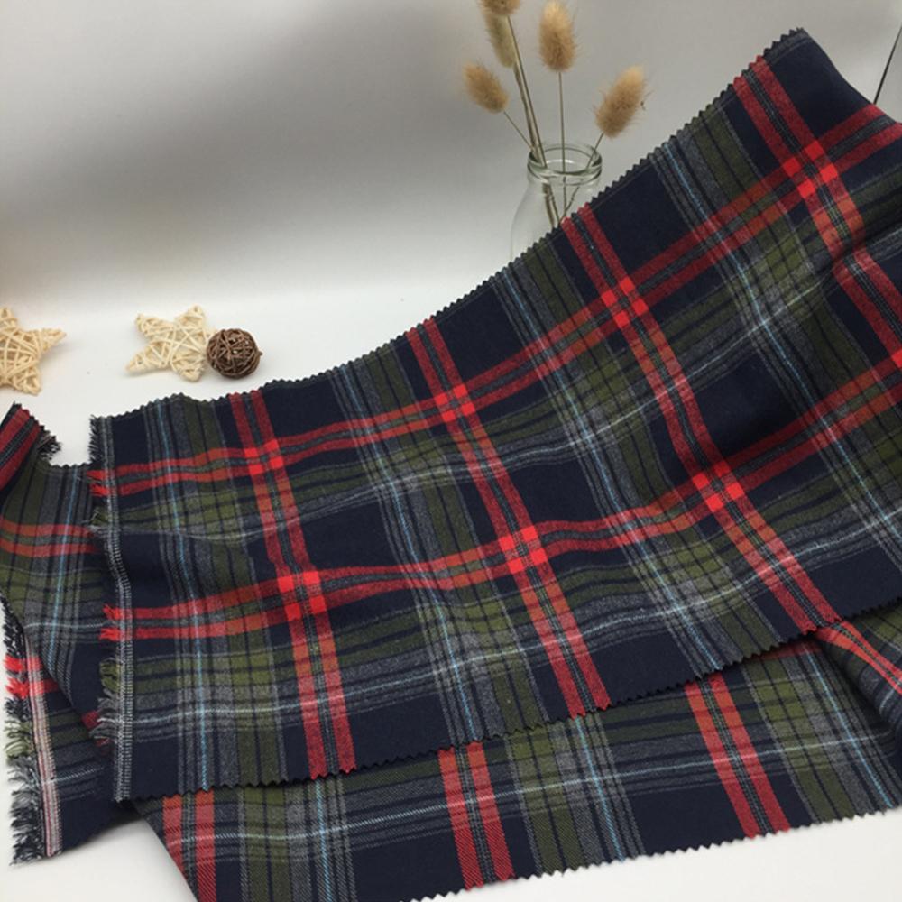 Рождественская клетчатая ткань Клетка Полиэстер Квадраты Наборы Рождественская Буффало для шитья Пэчворк Поделки DIY Праздничное украшение