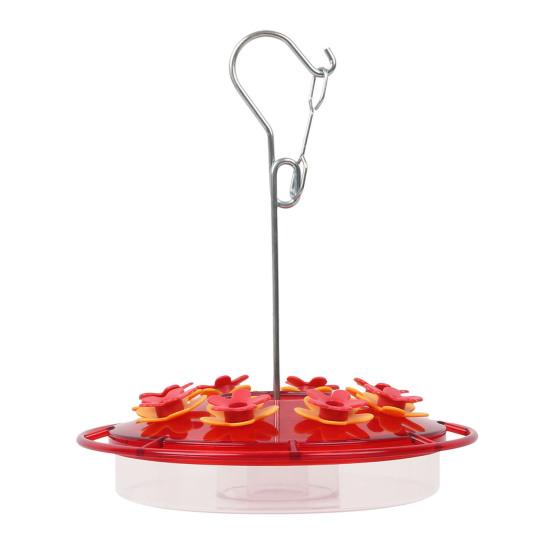 Кормушка для колибри 450 мл с насестом и портами для кормления, подвесная кормушка для диких птиц для декора сада и заднего двора