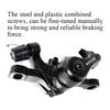 BUCKLOS Bicycle Disc Brake Caliper 160mm Front/Rear Line Pulling  Disc Brake Aluminum Alloy Mechanical Brakes Calipers MTB Part