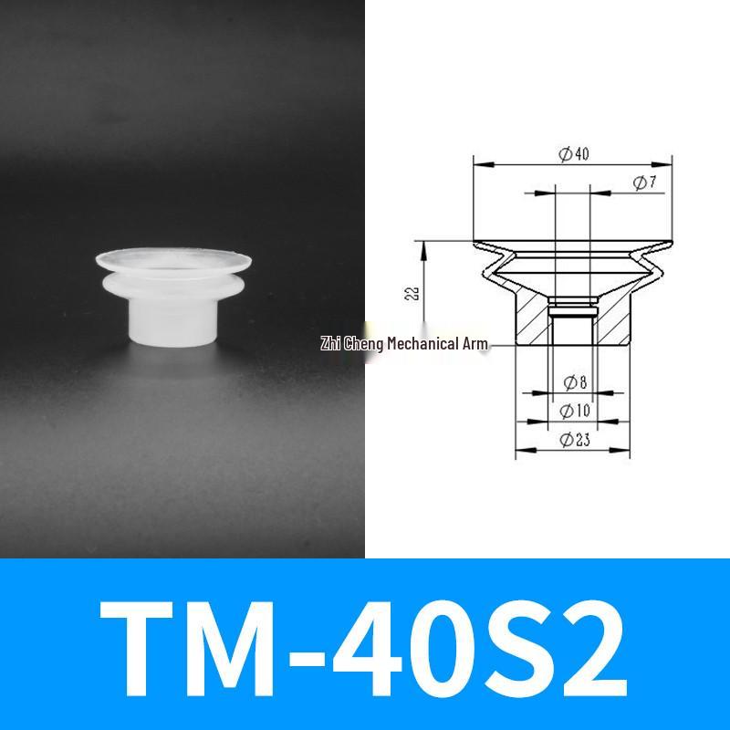 Промышленная силиконовая вакуумная присоска для механического манипулятора – Однослойная/Двухслойная/Трехслойная пневматическая головка