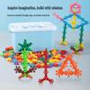 Блоки-конструктор «Вращающаяся снежинка с цветком сливы»: 3D Развивающие игрушки-пазлы для детского сада