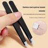 Men's Beard & Mustache Stainless Steel Tweezers - Slant Tip Eyebrow Trimming Tool
