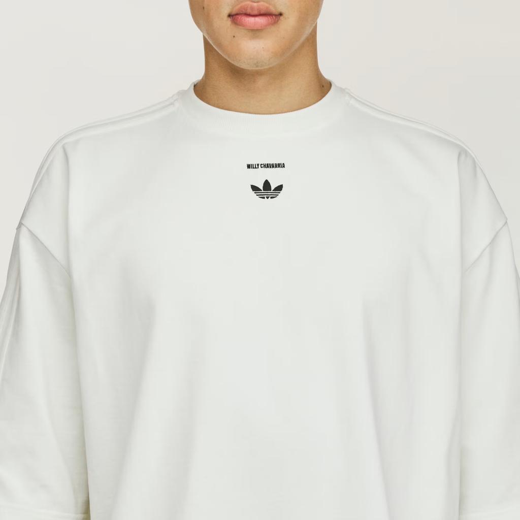 adidas X Willy Chavarria Фирменная футболка Молочно-белая Мужские топы JW4053