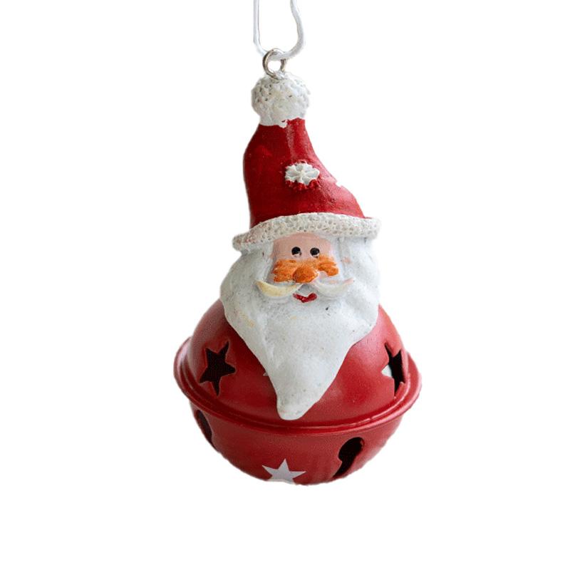 1 шт. креативный кулон-колокольчик, рождественский декор, украшение для дерева, украшение для вечеринки, настенное украшение из смолы