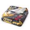 Aggretsuko Flannel Blanket Winter  Warm Soft Throw Blanket for Students Outdoor Novelty Bedspread Sofa Bed Cover