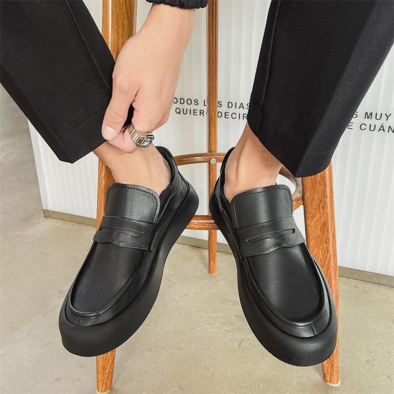 Натуральная кожа, горячая распродажа, мужская обувь, весна-осень, модный тренд, удобные, высококачественные, толстые, уличные броги, мужская обувь