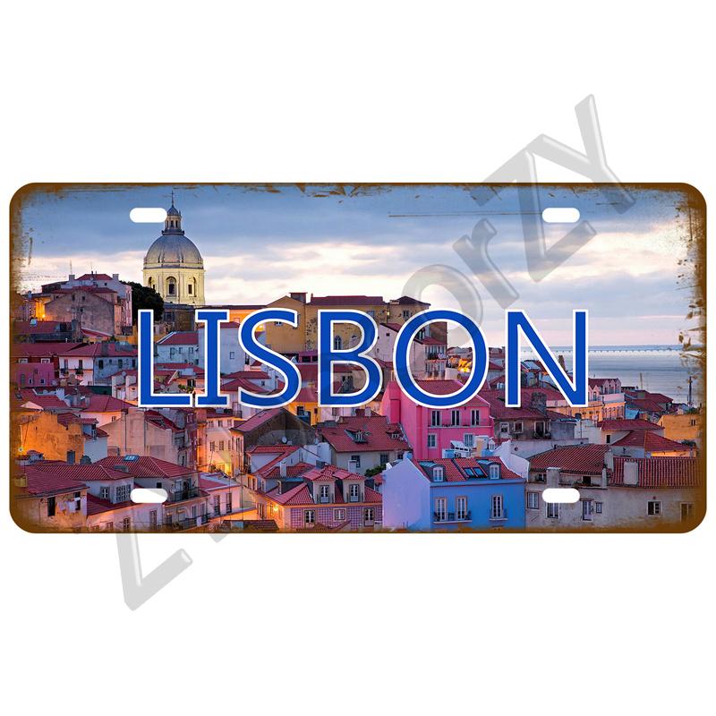 Металлический знак, домашний декор, знаменитый город, жестяная пластина, винтажная жестяная табличка для бара, паба, клуба, пещеры, настенного украшения, искусства, гаража