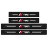 4PCS Carbon Fiber Car Sticker Auto Door Threshold Waterproof Stickers for TRD Toyota GR Corolla Rav4 Auris Camry Yaris CHR