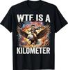 4 июля WTF Что такое Километр Смешная Патриотическая Футболка США Мужская Женская
