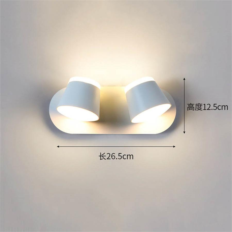 10 Вт 20 Вт 30 Вт Современный вращающийся светодиодный настенный светильник для спальни, прикроватные настенные светильники для гостиной, коридора, прохода, отеля, ресторана, настенное бра