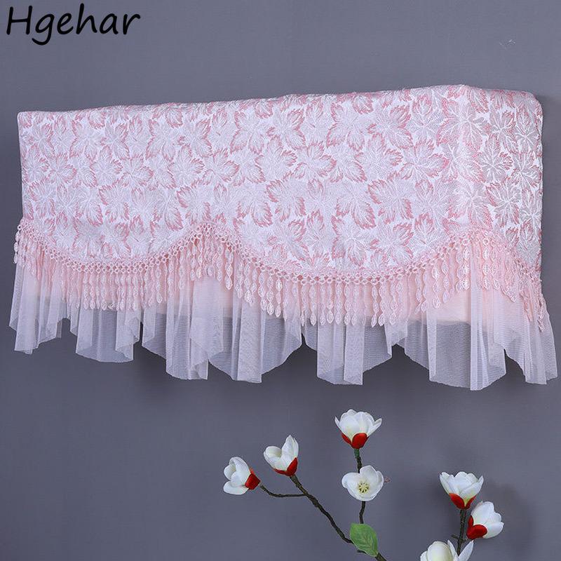 Lace Air Conditioner Covers Romantic Decoration Dust-proof Hanging Conditioning Protective Cover Modern Anti-direct Blowing