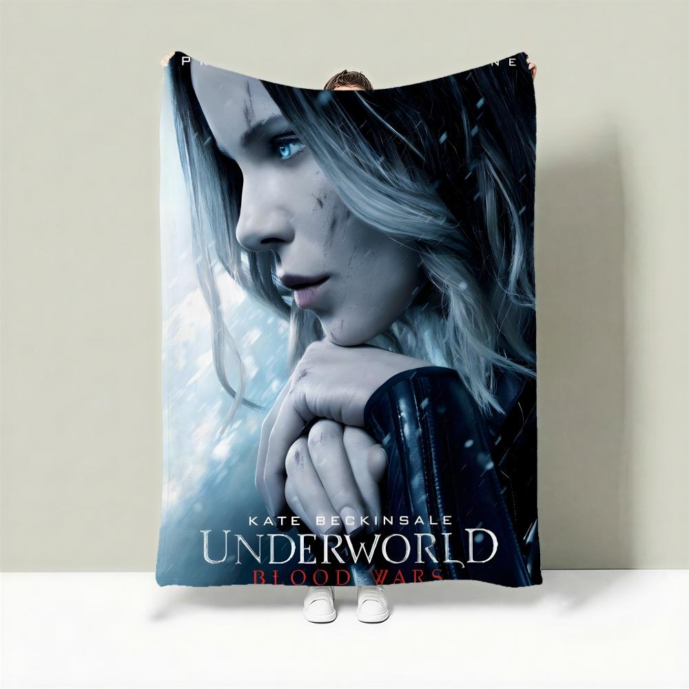 Movie U-Underworld Throw Lightweight 240g Flannel Blanket Soft Skin-friendly for Summer Cooling