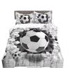 Football Bedding Set 3D Soccer Child Duvet Cover Single Double Sports Boy Home Textile Comforter Nordic Covers for Bed King Full