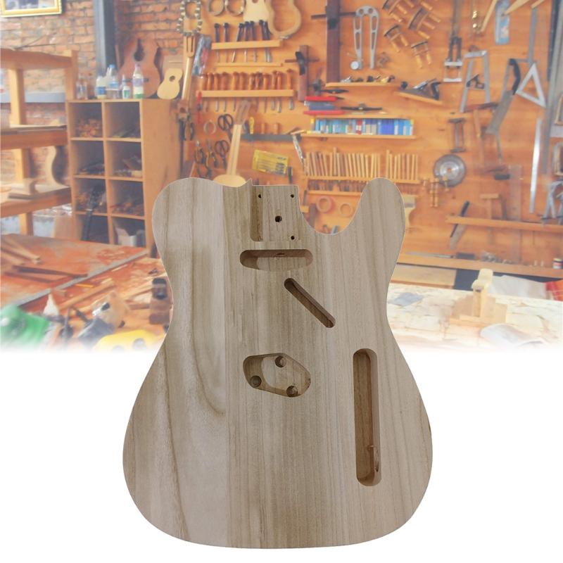 Необработанный корпус гитары, полированное дерево, для DIY, аксессуары для гитары T-style