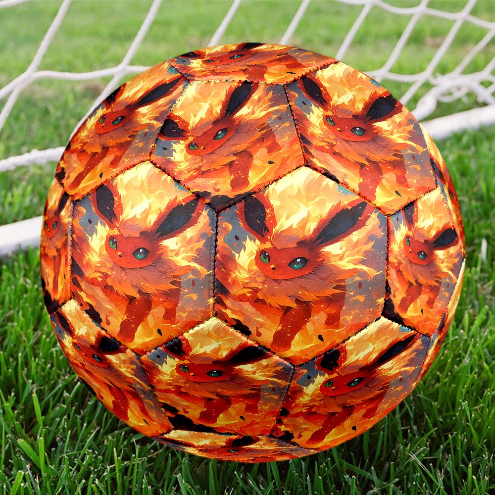 Pokémon Theme Size 5 Soccer Ball, Suitable for Both Indoor and Outdoor Matches, a Gift Suitable for Everyone.