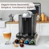 A78E-Для кофемашин Nespresso Vertuo Держатель для капсул Акриловый выдвижной ящик для хранения на 40 кофейных капсул Элегантный органайзер для столешницы