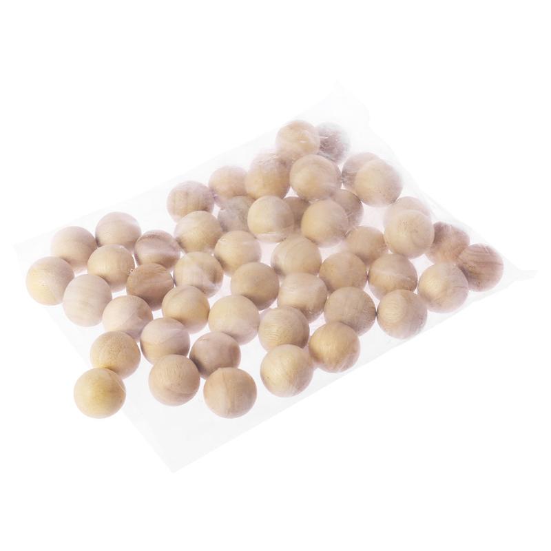 50Pcs Natural Camphorwood Moth Balls Camphor Repellent Wardrobe Clothes Drawer