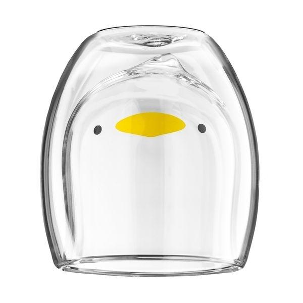 Оригинальная стеклянная кружка для чая и кофе Chick с двойными стенками