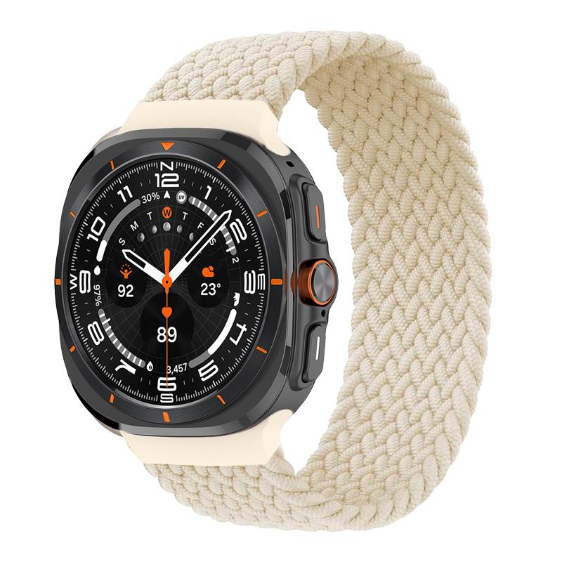 Плетеный Solo Loop для Samsung Galaxy watch ultra Ремешок 47 мм Аксессуары спортивный нейлоновый ремень браслет Galaxy watch 7 ultra ремешок 47 мм