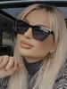 INS Vintage Cat Eye Солнцезащитные очки женские квадратные маленькие солнцезащитные очки женские брендовые дизайнерские ретро-очки модные Oculos De Sol