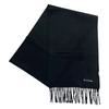 Paul Smith Blue 180x25cm Muffler/Stole, Accessory, M1A-933D-AS04, Black/Light (78), [Used]