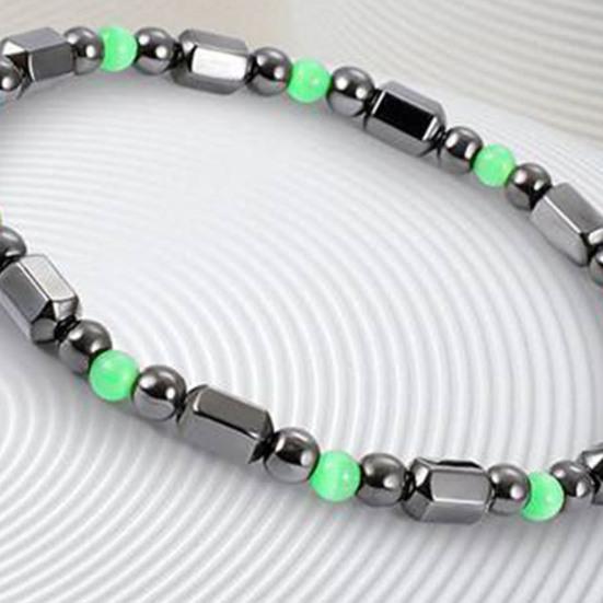 Мужской браслет Магнитный контрастный цвет Прочный гладкий терапевтический браслет для повседневного ношения