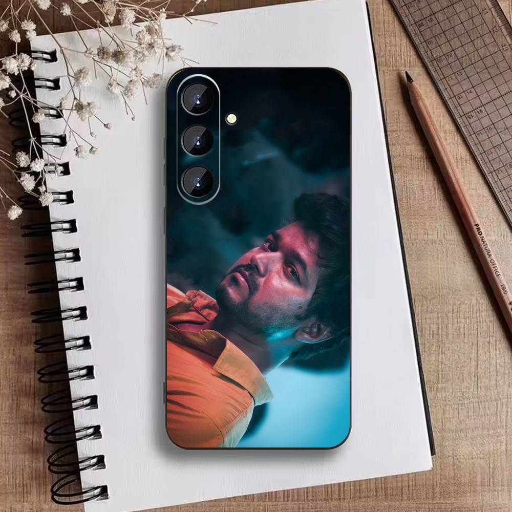 P-ThalaPathy V-Vijay Actor Phone Case For Samsung Galaxy A73,A72,A71,A70,A52,A51 Others Soft Black Cover